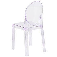 Load image into Gallery viewer, Ghost Chair with Oval Back in Revna Transparent Crystal
