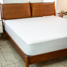 Load image into Gallery viewer, Vinyl Free Mattress Protector - Breathable Fabric Surface, Full
