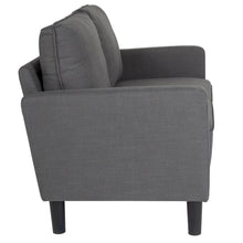 Load image into Gallery viewer, Contemporary Style Black LeatherSoft Sofa
