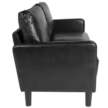 Load image into Gallery viewer, Contemporary Style Black LeatherSoft Accent Chair
