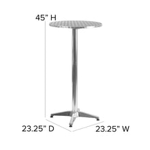 Load image into Gallery viewer, Modern Round Bar Height Table for Commercial or Residential Use
