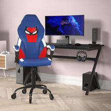 Load image into Gallery viewer, PC Office Computer Chair - Red, Blue Gaming Chair - 360° Swivel - Roller Wheels
