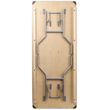 Load image into Gallery viewer, 6-Foot HEAVY DUTY Birchwood Folding Banquet Table

