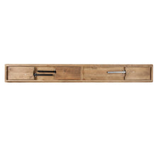 Load image into Gallery viewer, 8' x 12'' Antique Rustic Solid Pine Folding Farm Bench with 3 Legs
