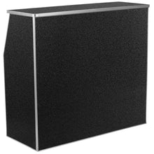 Load image into Gallery viewer, 4' Black Marble Laminate Foldable Bar - Portable Event Bar
