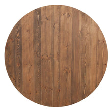 Load image into Gallery viewer, 60" Solid Pine Folding Dining Table Set with 4 Cross Back Chairs and Cushions
