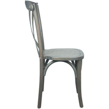 Load image into Gallery viewer, Grey X-Back Chair
