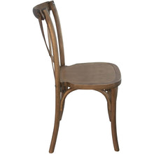 Load image into Gallery viewer, Light Brown X-Back Chair
