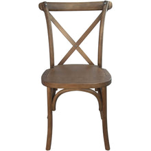Load image into Gallery viewer, Light Brown X-Back Chair
