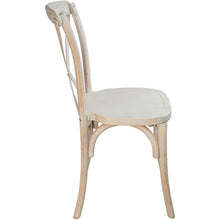 Load image into Gallery viewer, Lime Wash X-Back Chair
