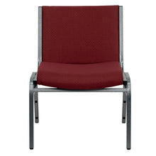 Load image into Gallery viewer, Big &amp; Tall 1000 lb. Rated Burgundy Fabric Stack Chair

