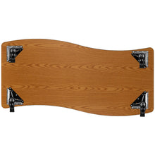 Load image into Gallery viewer, Mobile 26"W x 60"L Rectangle Oak Activity Table - Standard Height Adjust Legs
