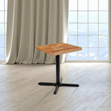 Load image into Gallery viewer, 30" Square Butcher Block Style Table Top
