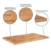 Load image into Gallery viewer, 24" Round Butcher Block Style Table Top
