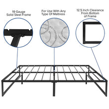 Load image into Gallery viewer, 14 in Metal Platform Bed Frame in a Box (No Box Spring Required) - Full
