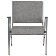 Load image into Gallery viewer, 1000 lb. Rated Gray Antimicrobial Fabric Bariatric Medical Reception Arm Chair
