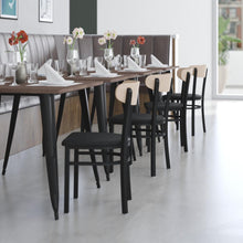 Load image into Gallery viewer, Commercial Grade Dining Chair with Solid Wood Back and Seat
