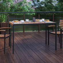 Load image into Gallery viewer, Dining Table with Poly Slats - 30" x 48"
