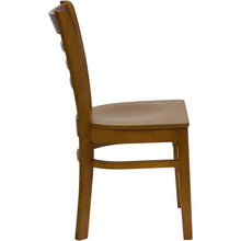 Load image into Gallery viewer, Ladder Back Cherry Wood Restaurant Chair
