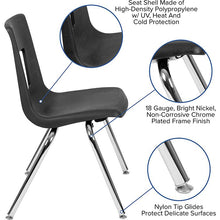 Load image into Gallery viewer, Mobile 60" Table Set with 16" Student Stack Chairs, Oak/Black
