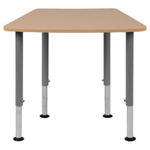 Load image into Gallery viewer, Hex Natural Collaborative Student Desk (from 22.3" to 34") - Home and Classroom
