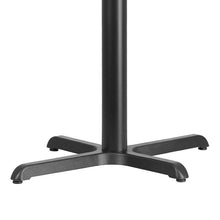 Load image into Gallery viewer, 23.75'' x 30'' Restaurant Table X-Base with 3'' Dia. Table Height Column
