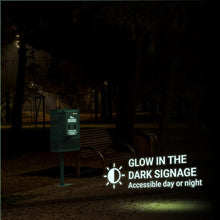 Load image into Gallery viewer, Pet Waste Station with Lidded Pedal Trash Can

