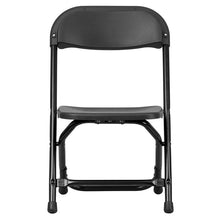 Load image into Gallery viewer, Kids Black Plastic Folding Chair
