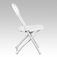 Load image into Gallery viewer, Kids White Plastic Folding Chair
