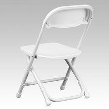 Load image into Gallery viewer, Kids White Plastic Folding Chair
