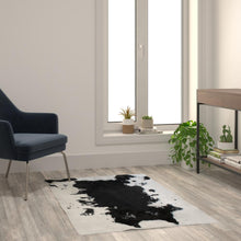Load image into Gallery viewer, Modern 3' x 5' Faux Cowhide Print  Area Rug for Indoor Use
