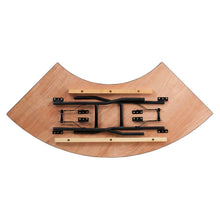 Load image into Gallery viewer, 5.5 ft. x 2 ft. Serpentine Wood Folding Banquet Table
