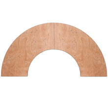 Load image into Gallery viewer, 5.5 ft. x 2 ft. Serpentine Wood Folding Banquet Table
