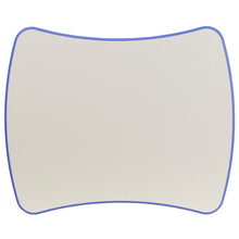 Load image into Gallery viewer, 21.875&#39;&#39;W x 26.625&#39;&#39;L Blue Plastic Height Activity Table with Grey Top
