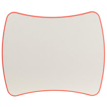 Load image into Gallery viewer, 21.875''W x 26.625''L Red Plastic Height Adjustable Activity Table with Grey Top
