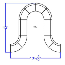 Load image into Gallery viewer, Alon Black LeatherSoft Reception Configuration, 10 Pieces
