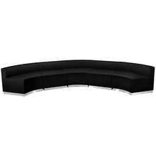 Load image into Gallery viewer, Alon Black LeatherSoft Reception Configuration, 5 Pieces
