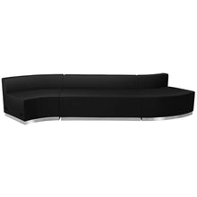 Load image into Gallery viewer, Alon Black LeatherSoft Reception Configuration, 3 Pieces
