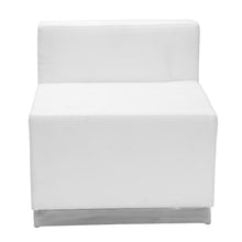 Load image into Gallery viewer, Alon Melrose White LeatherSoft Chair with Brushed Stainless Steel Base

