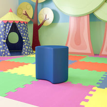 Load image into Gallery viewer, Soft Seating Moon for Classrooms and Common Spaces - 18" Seat Height (Blue)
