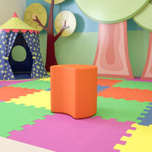 Load image into Gallery viewer, Soft Seating Moon for Classrooms and Common Spaces - 18" Seat Height (Orange)
