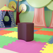 Load image into Gallery viewer, Soft Seating Moon for Classrooms and Common Spaces - 18" Seat Height (Purple)

