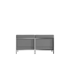 Load image into Gallery viewer, Imagination 2 Piece Gray LeatherSoft Waiting Room Lounge Set - Reception Bench
