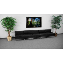 Load image into Gallery viewer, Imagination Black LeatherSoft Lounge Set, 5 Pieces
