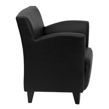 Load image into Gallery viewer, Roman Black LeatherSoft Lounge Chair
