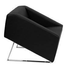 Load image into Gallery viewer, Smart Black LeatherSoft Lounge Chair
