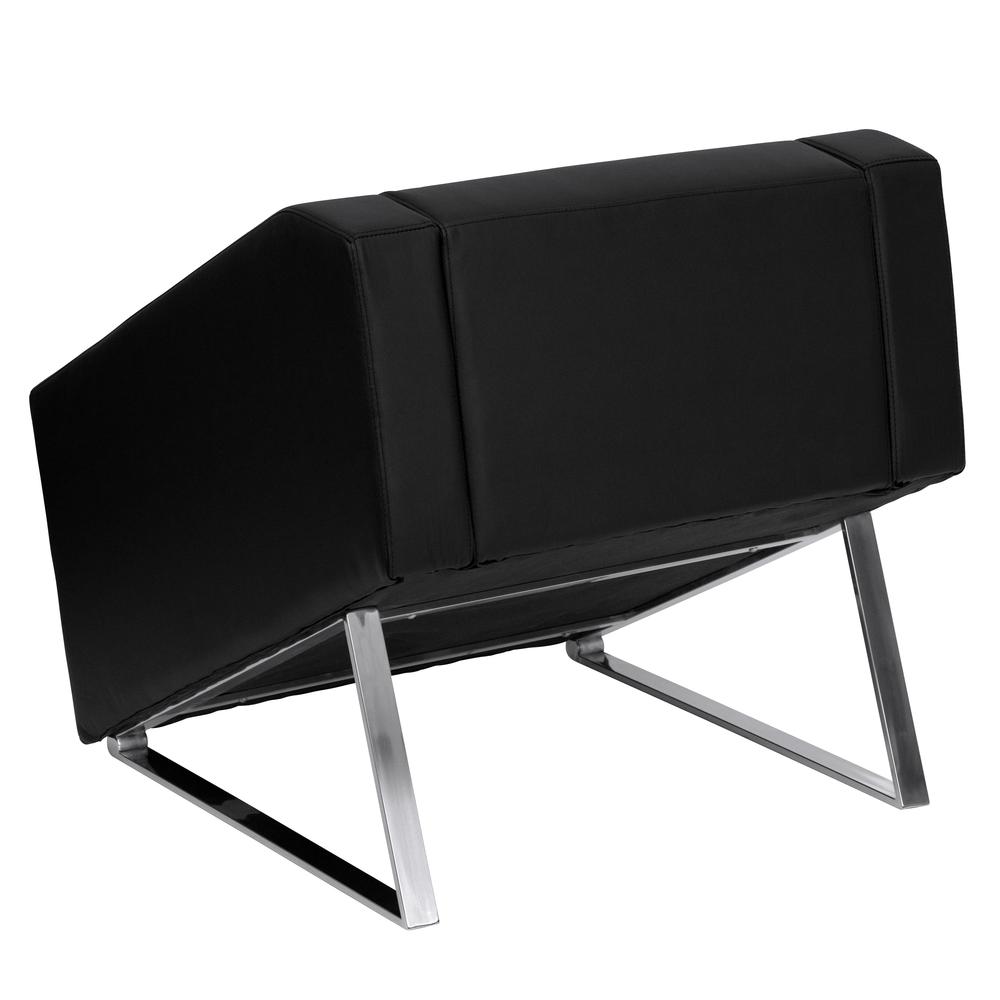 Smart Black LeatherSoft Lounge Chair
