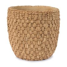 Load image into Gallery viewer, Woven Texture Cement Planter 10.5"D
