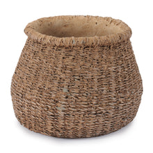 Load image into Gallery viewer, Braided Weave Cement Vase 6"D
