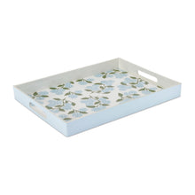 Load image into Gallery viewer, Blue Hydrangea Floral Tray 15.5"L
